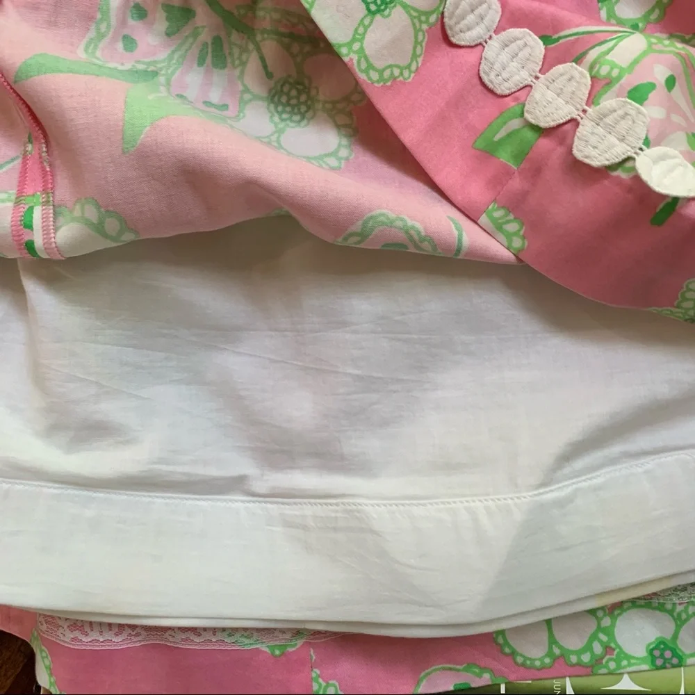 Lilly Pulitzer Strapless Floral Fit and Flare Mini Perfect for the season - Picture 7 of 9